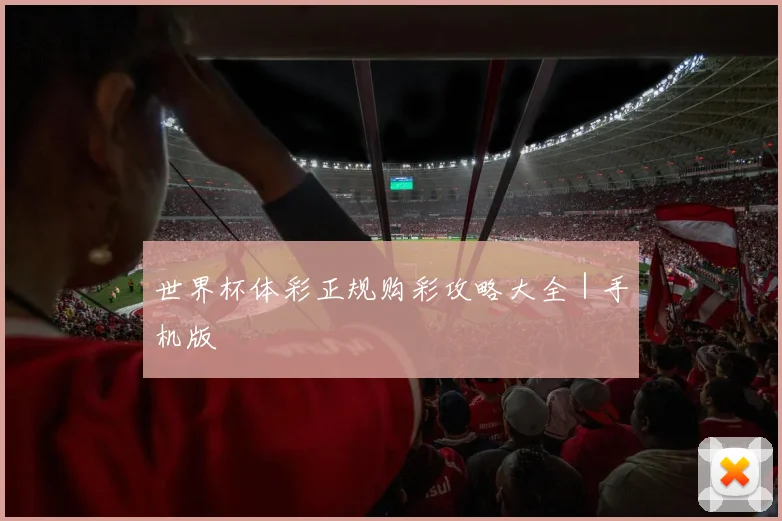 世界杯体彩正规购彩攻略大全|手机版