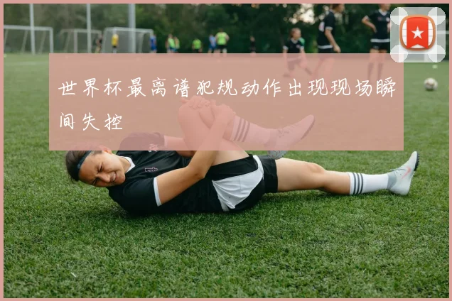 世界杯最离谱犯规动作出现现场瞬间失控